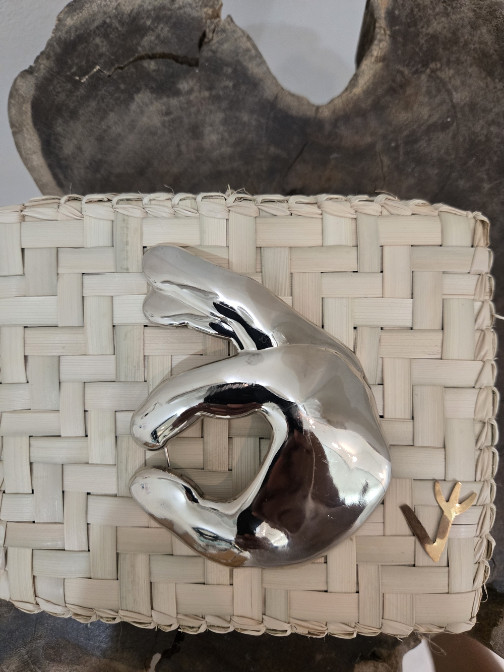 Metal Sculptural OK Gesture Brooch Fashion Clothes Accessories Statement Jewelry